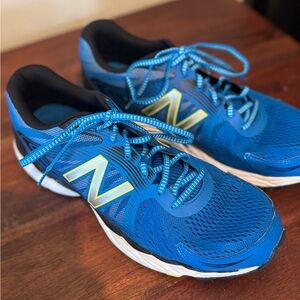 New Balance Blue and Yellow Running Shoes